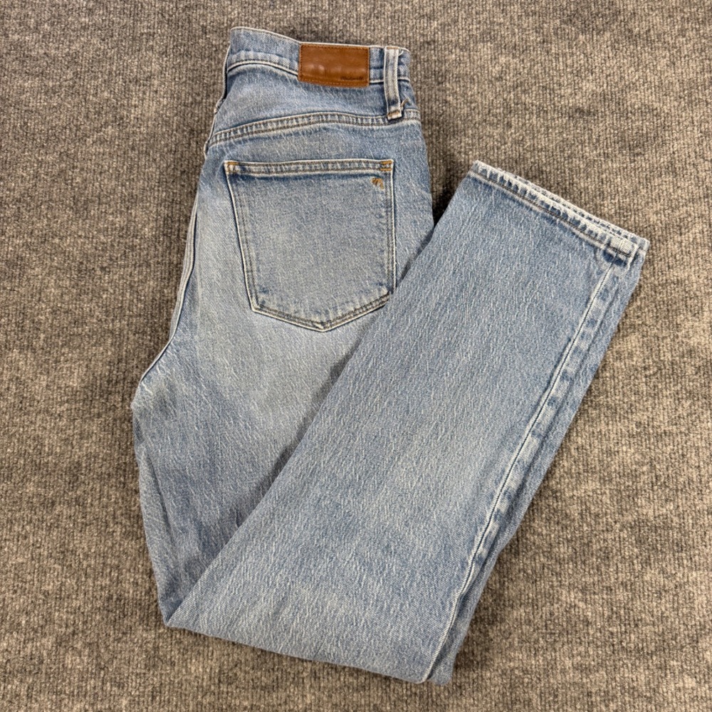 Madewell The High-Rise Slim Boyjean Light Wash Denim Size 25 Normcore